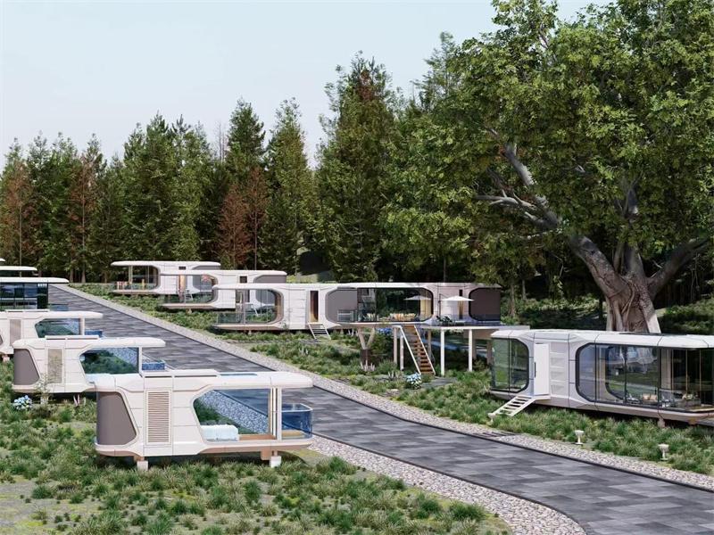 Capsule space houses